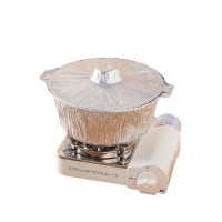 錫紙鍋一次性火鍋專用鍋具野餐露營(yíng)特厚食品級(jí)的免洗鋁箔碗戶外碗