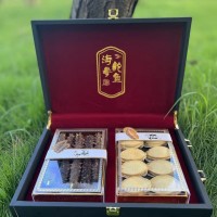 年貨海鮮禮盒大連特產(chǎn)速食海參鮑魚雙拼干貨送長(zhǎng)輩即食昱姝海參