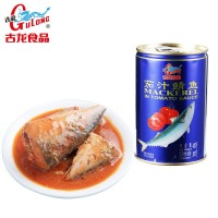古龍食品 茄汁鯖魚罐頭海鮮下飯拌飯拌面酸甜即食熟食小菜425g