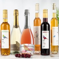 起泡酒氣泡冰酒白葡萄酒甜型甜酒貴腐果酒女士低度甜紅酒6支裝