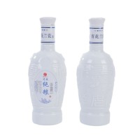 福滿門(mén)青花蘭瓷糧食白酒500ml濃香型禮盒裝白酒2瓶裝52° 白酒批發(fā)