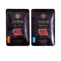 萬(wàn)市香吊龍豬肉脯原味黑胡椒味里脊肉厚切肉片開(kāi)袋即食零食小吃